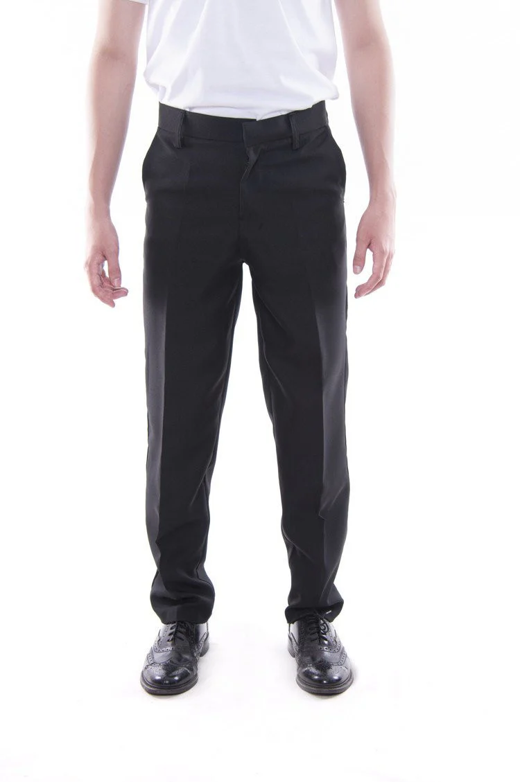 MP01 - Men's Basic Formal Slacks Black - Image 5