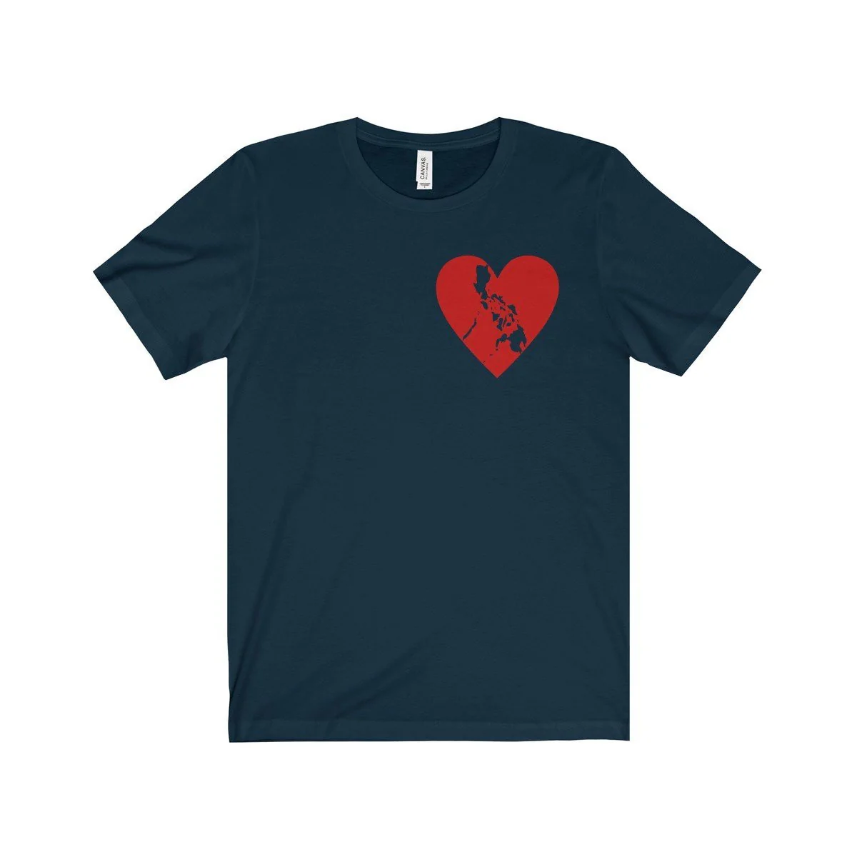 Pusong Pinoy - Unisex Short Sleeve Tee - 7 Colors Available - Image 5