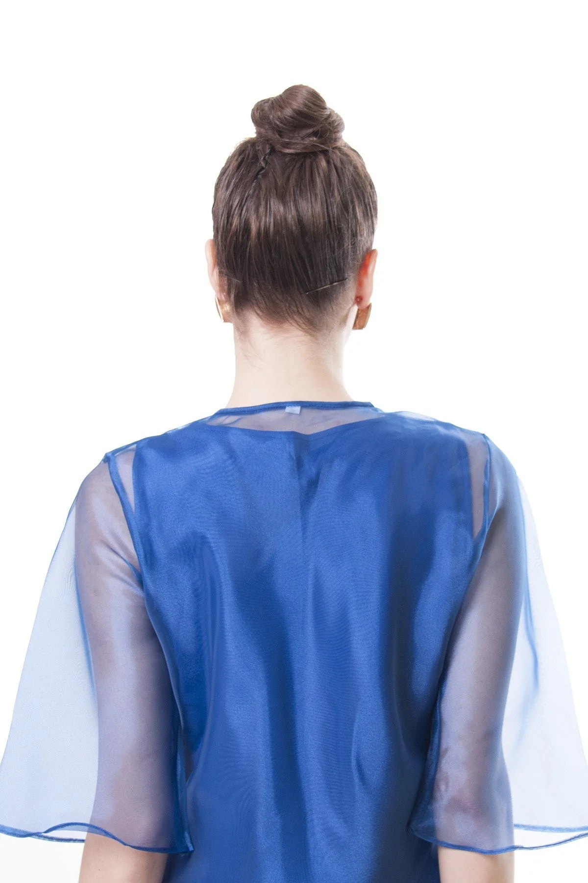 WK08 - Bow Kimona Blue - Filipiniana - Image 3